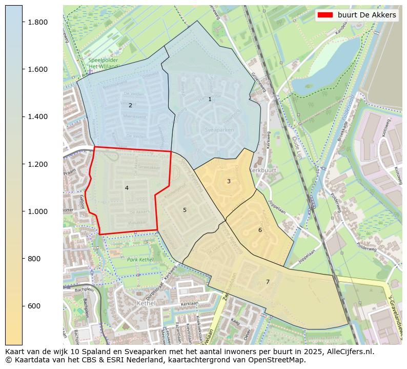 Afbeelding van de buurt De Akkers op de kaart.
