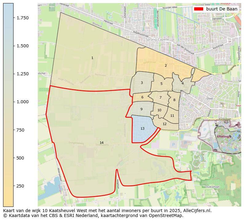 Afbeelding van de buurt De Baan op de kaart.