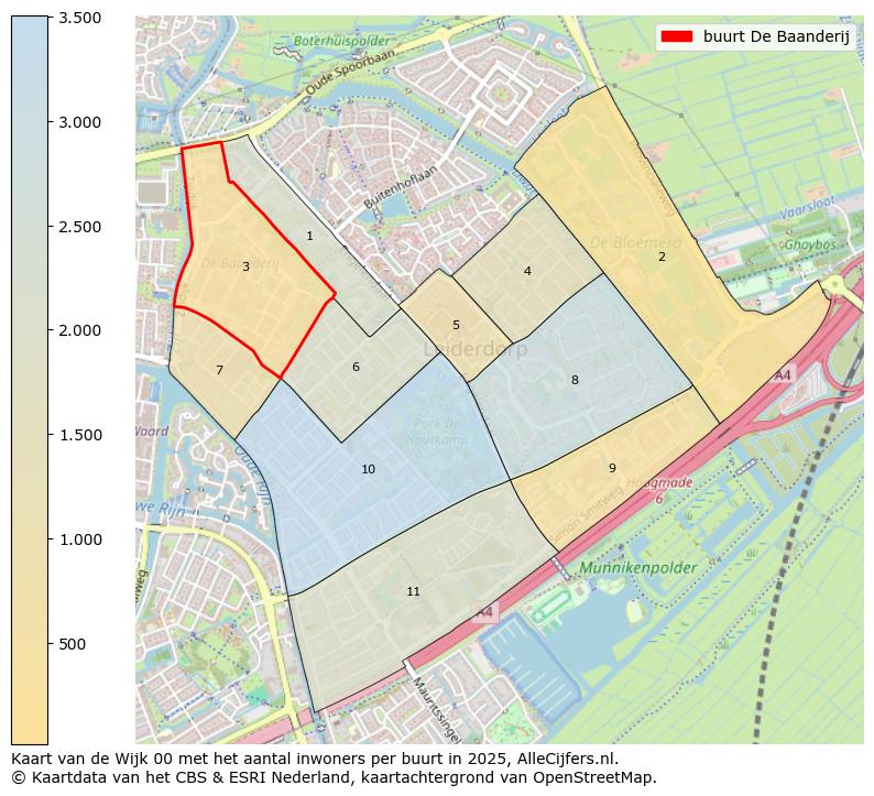 Afbeelding van de buurt De Baanderij op de kaart.