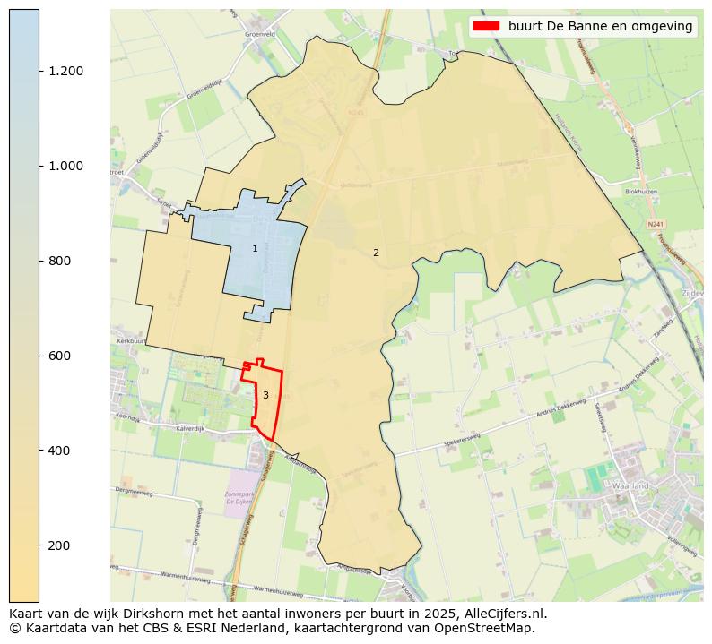 Afbeelding van de buurt De Banne en omgeving op de kaart.