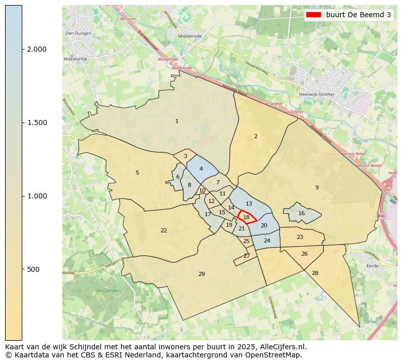 Afbeelding van de buurt De Beemd 3 op de kaart.