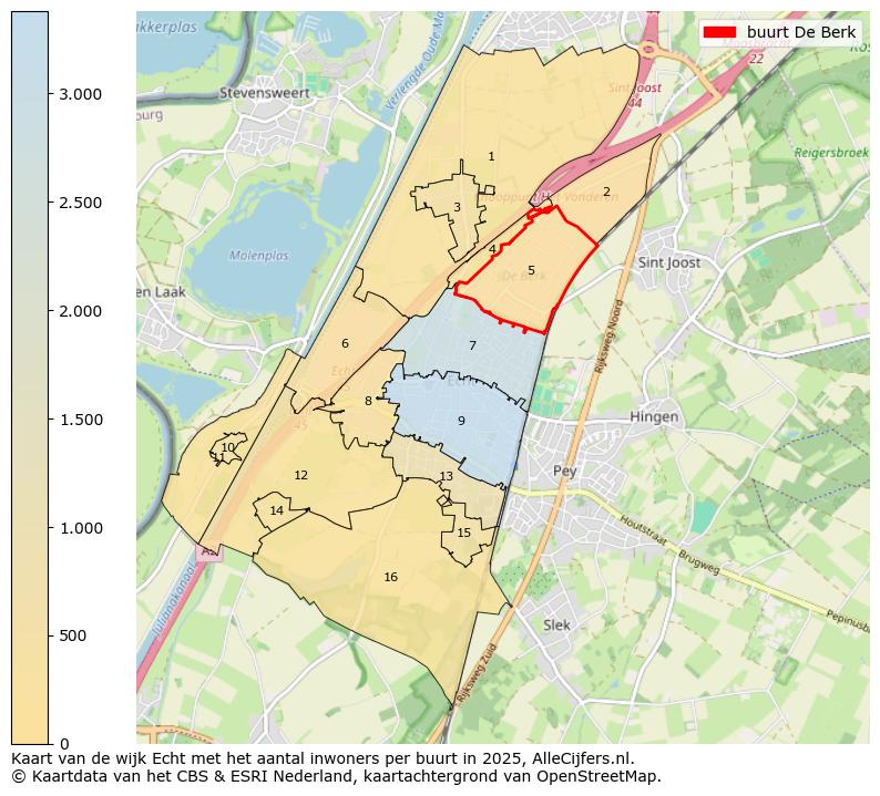 Afbeelding van de buurt De Berk op de kaart.