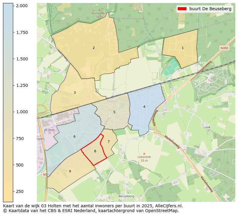 Afbeelding van de buurt De Beuseberg op de kaart.
