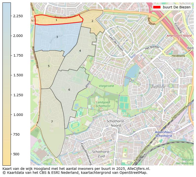Afbeelding van de buurt De Biezen op de kaart.
