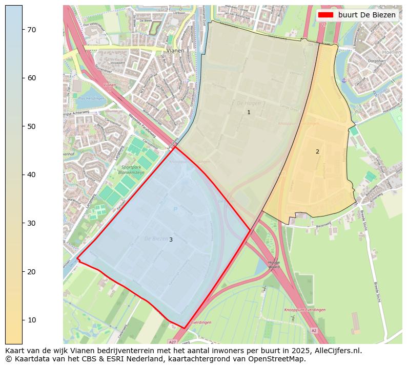 Afbeelding van de buurt De Biezen op de kaart.