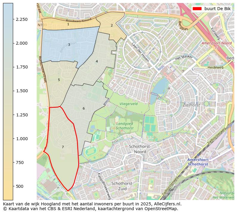 Afbeelding van de buurt De Bik op de kaart.
