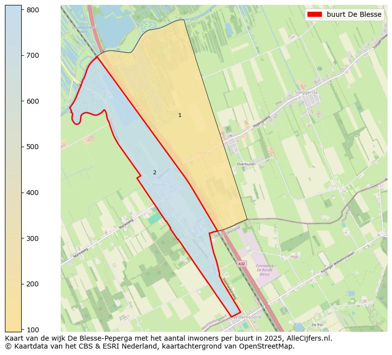 Afbeelding van de buurt De Blesse op de kaart.
