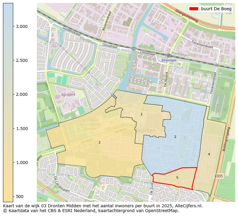 Afbeelding van de buurt De Boeg op de kaart.