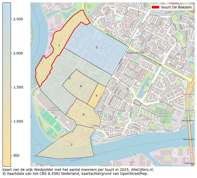 Afbeelding van de buurt De Boezem op de kaart.