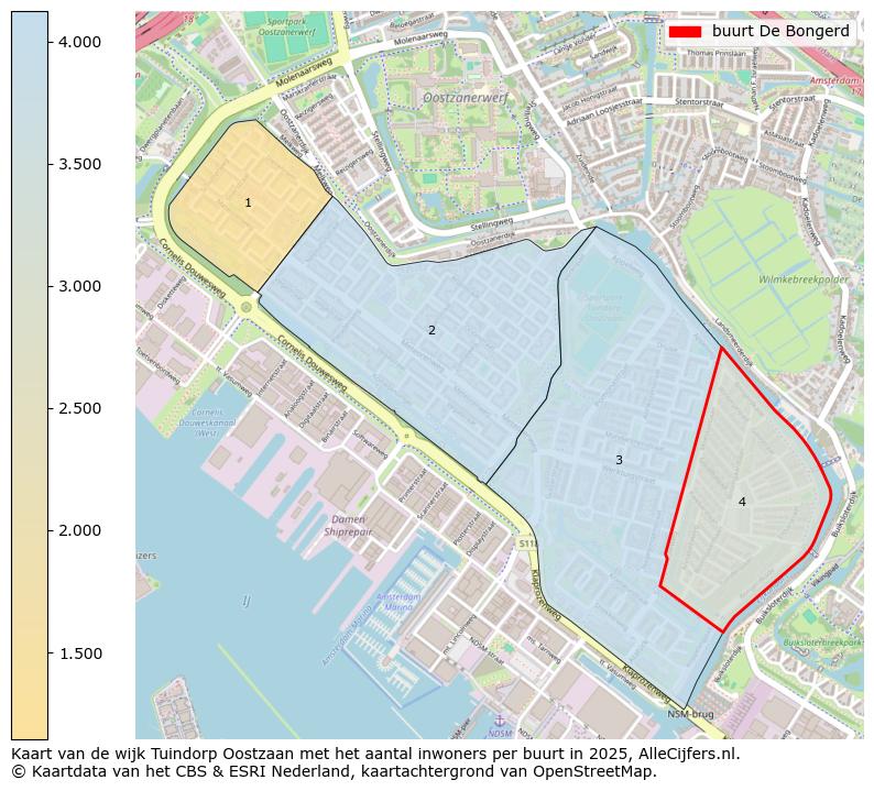 Afbeelding van de buurt De Bongerd op de kaart.