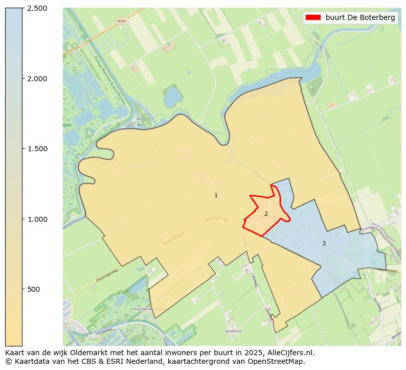 Afbeelding van de buurt De Boterberg op de kaart.