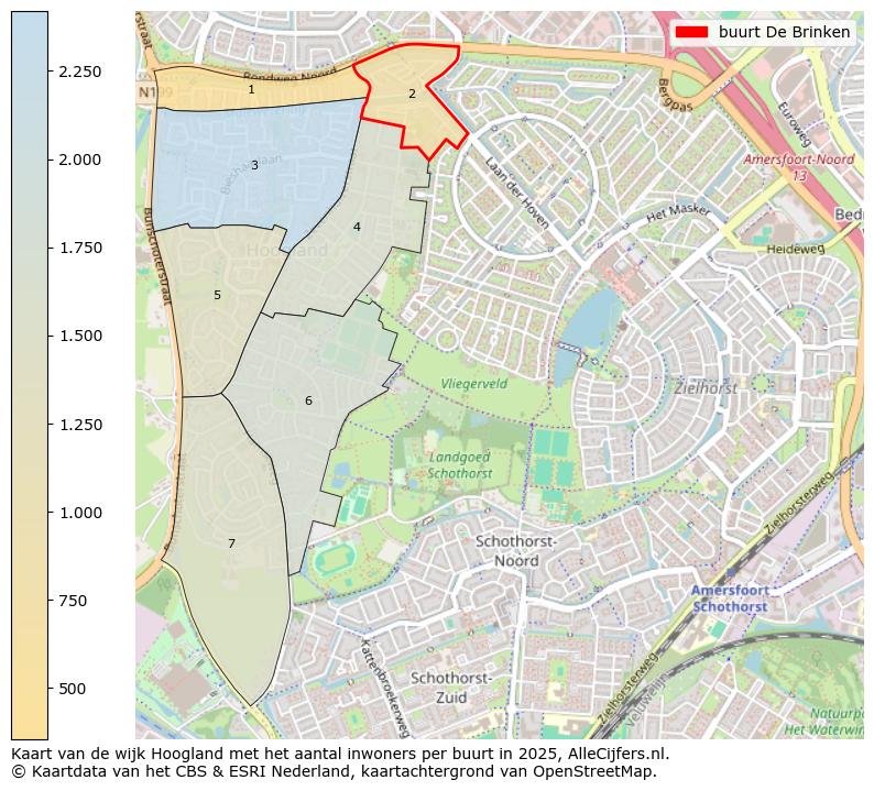 Afbeelding van de buurt De Brinken op de kaart.