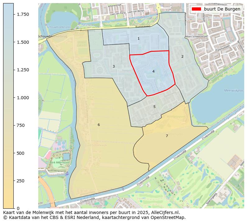 Afbeelding van de buurt De Burgen op de kaart.