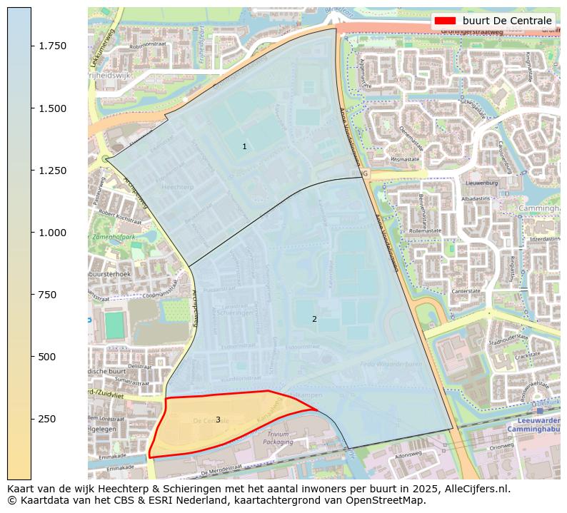 Afbeelding van de buurt De Centrale op de kaart.