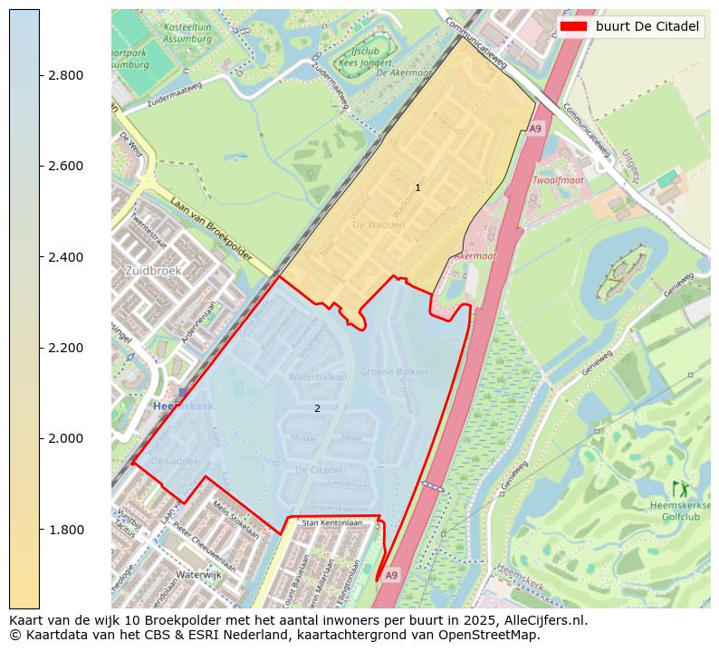 Afbeelding van de buurt De Citadel op de kaart.
