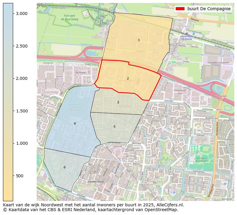 Afbeelding van de buurt De Compagnie op de kaart.