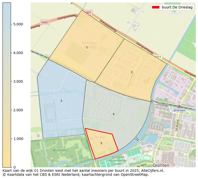Afbeelding van de buurt De Drieslag op de kaart.