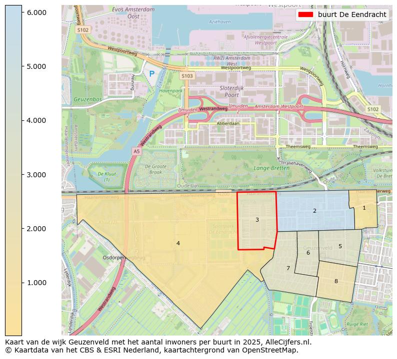 Afbeelding van de buurt De Eendracht op de kaart.
