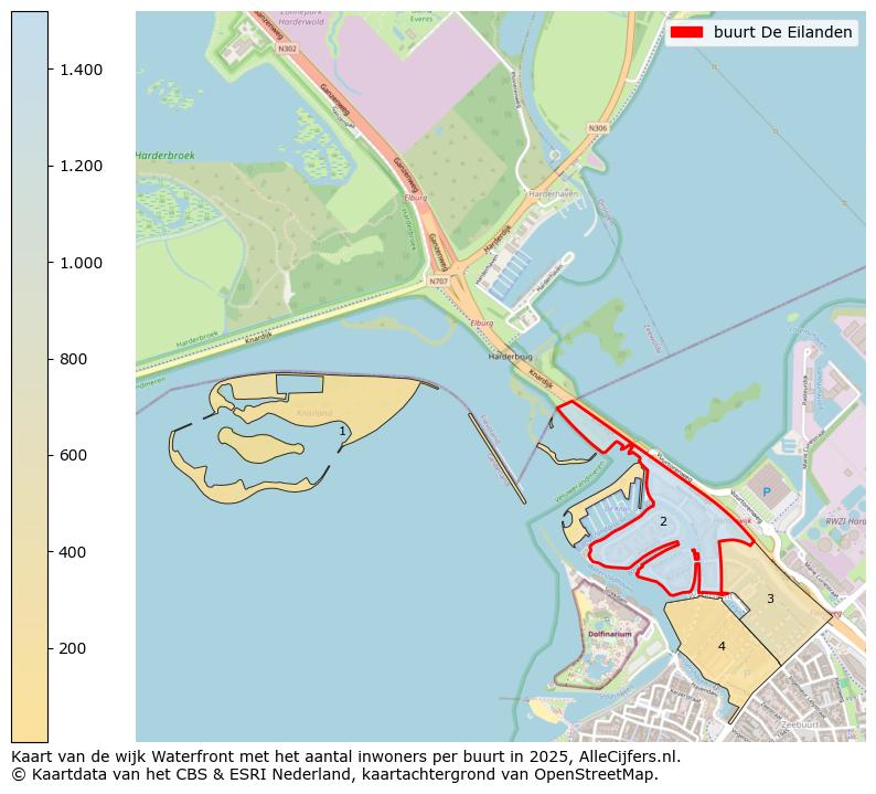 Afbeelding van de buurt De Eilanden op de kaart.
