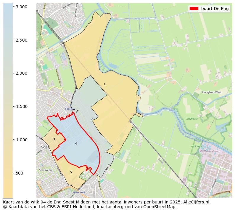 Afbeelding van de buurt De Eng op de kaart.