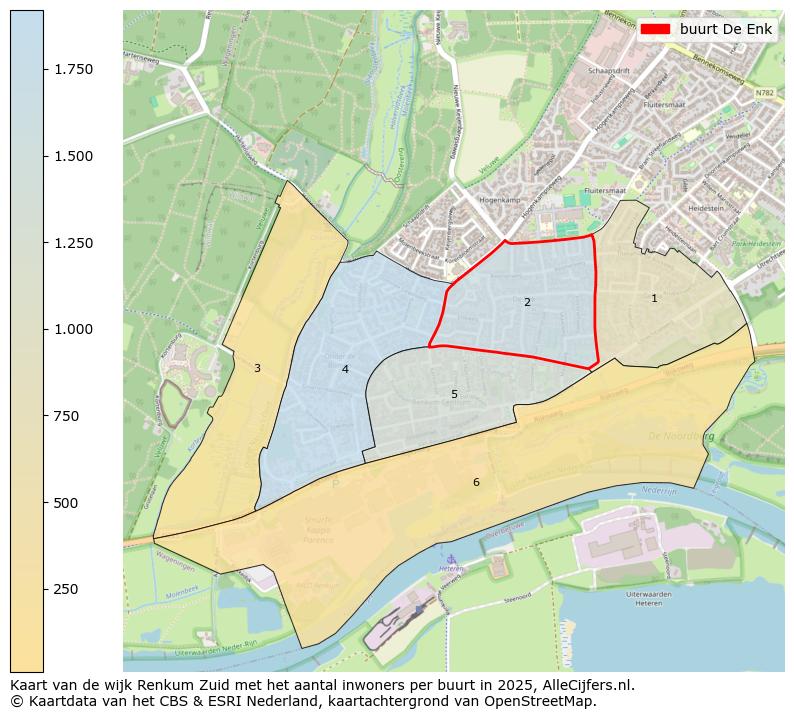 Afbeelding van de buurt De Enk op de kaart.