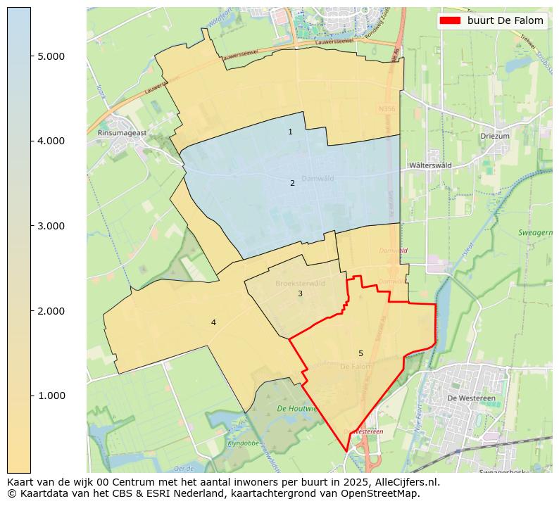 Afbeelding van de buurt De Falom op de kaart.