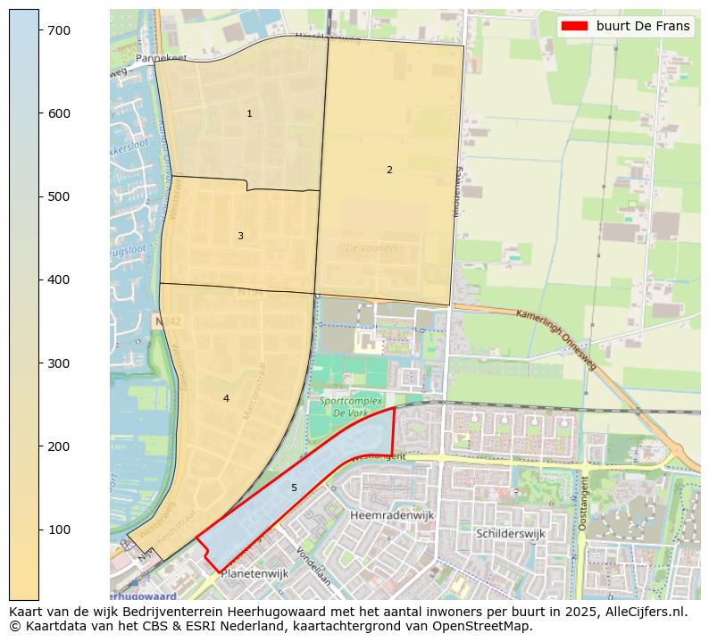 Afbeelding van de buurt De Frans op de kaart.
