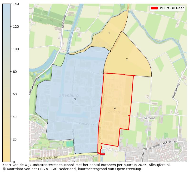 Afbeelding van de buurt De Geer op de kaart.