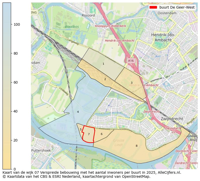 Afbeelding van de buurt De Geer-West op de kaart.