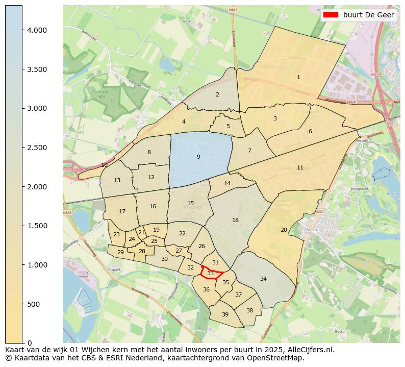 Afbeelding van de buurt De Geer op de kaart.