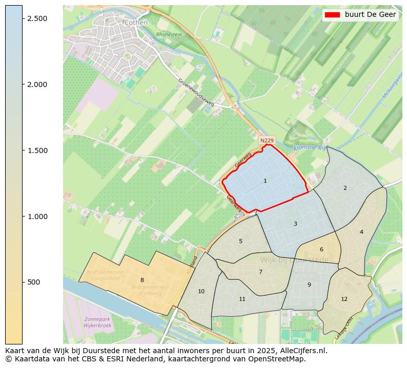 Afbeelding van de buurt De Geer op de kaart.