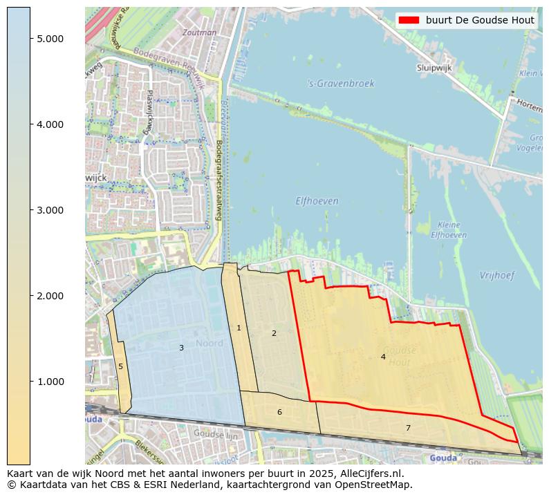Afbeelding van de buurt De Goudse Hout op de kaart.