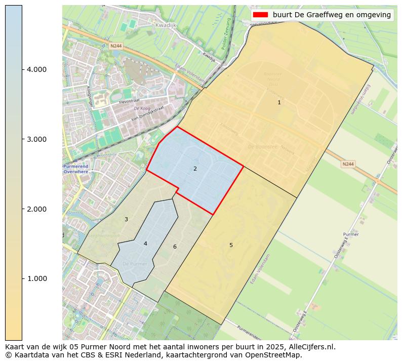 Afbeelding van de buurt De Graeffweg en omgeving op de kaart.