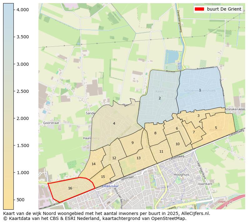 Afbeelding van de buurt De Grient op de kaart.