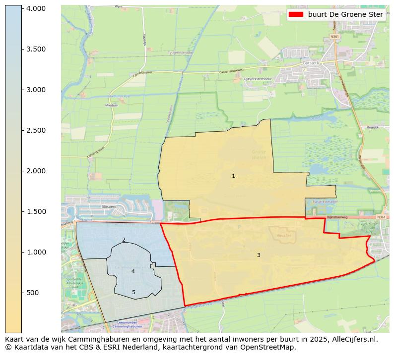Afbeelding van de buurt De Groene Ster op de kaart.