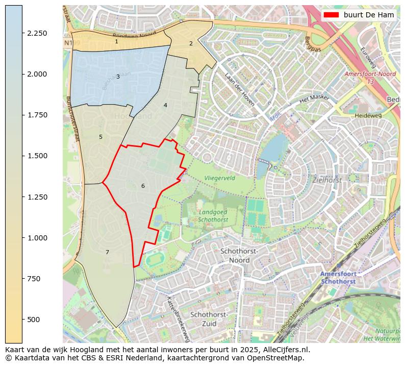 Afbeelding van de buurt De Ham op de kaart.