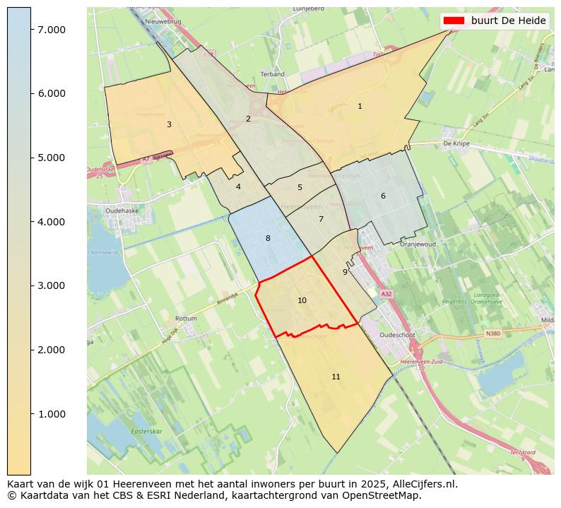 Afbeelding van de buurt De Heide op de kaart.