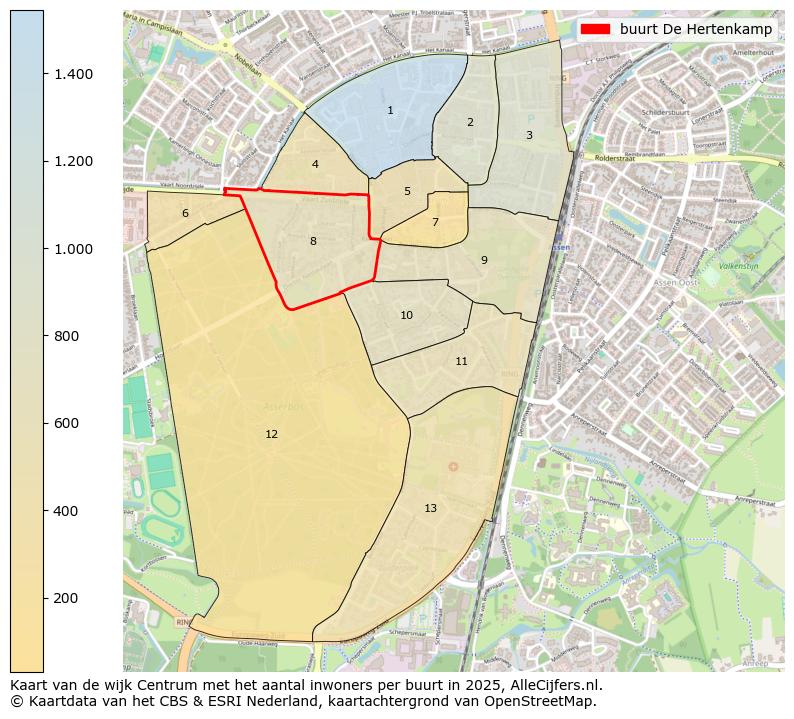 Afbeelding van de buurt De Hertenkamp op de kaart.