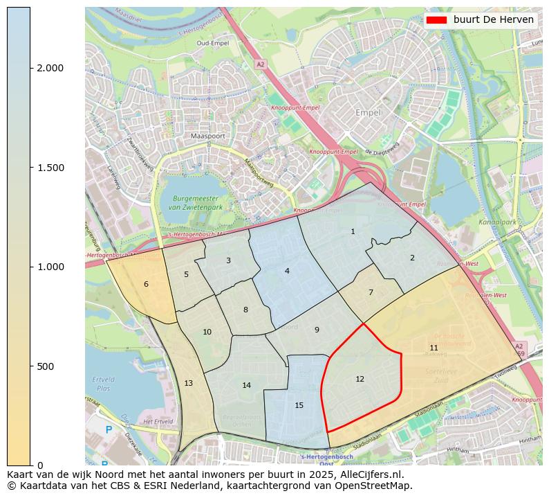 Afbeelding van de buurt De Herven op de kaart.