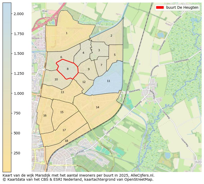 Afbeelding van de buurt De Heugten op de kaart.