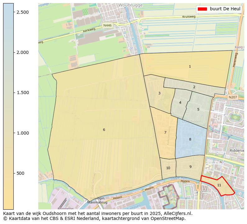 Afbeelding van de buurt De Heul op de kaart.