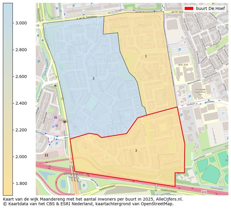 Afbeelding van de buurt De Hoef op de kaart.