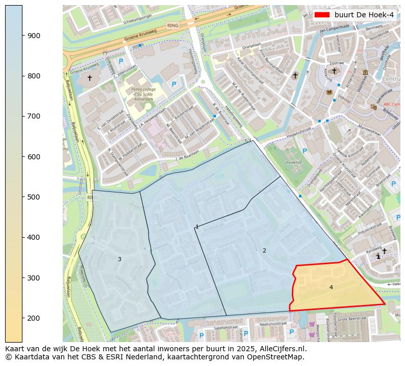 Afbeelding van de buurt De Hoek-4 op de kaart.