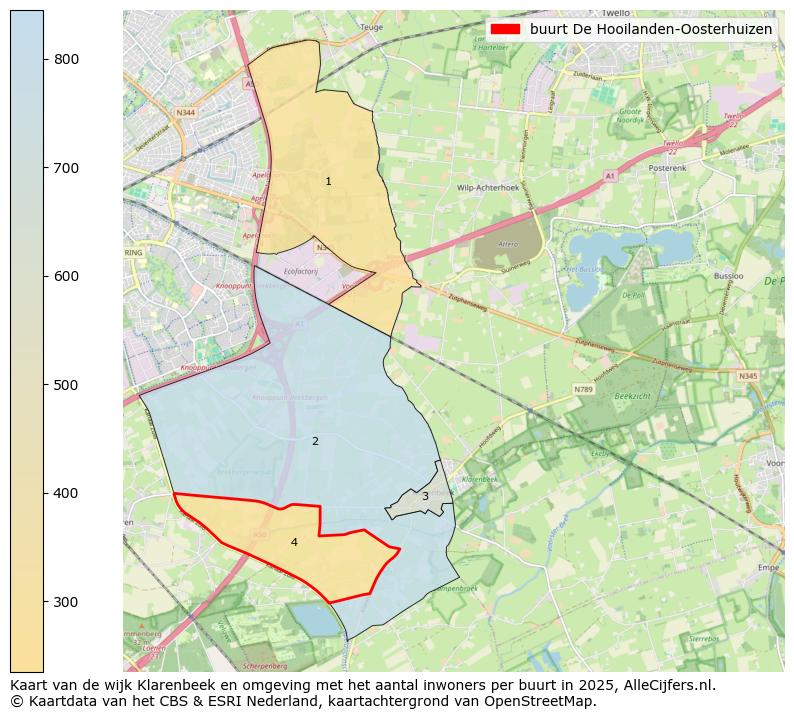 Afbeelding van de buurt De Hooilanden-Oosterhuizen op de kaart.