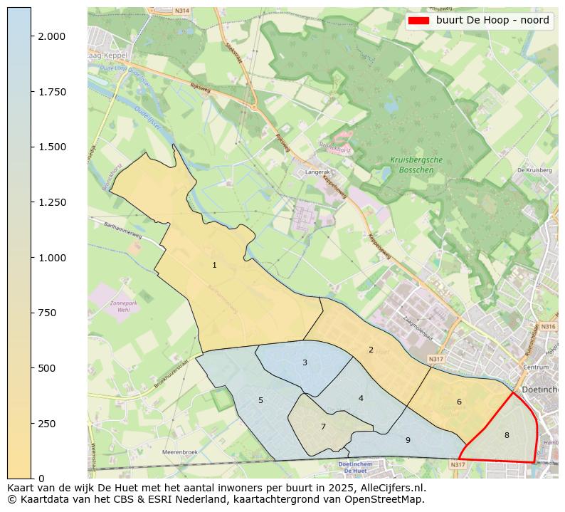 Afbeelding van de buurt De Hoop - noord op de kaart.