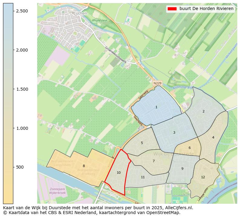 Afbeelding van de buurt De Horden Rivieren op de kaart.