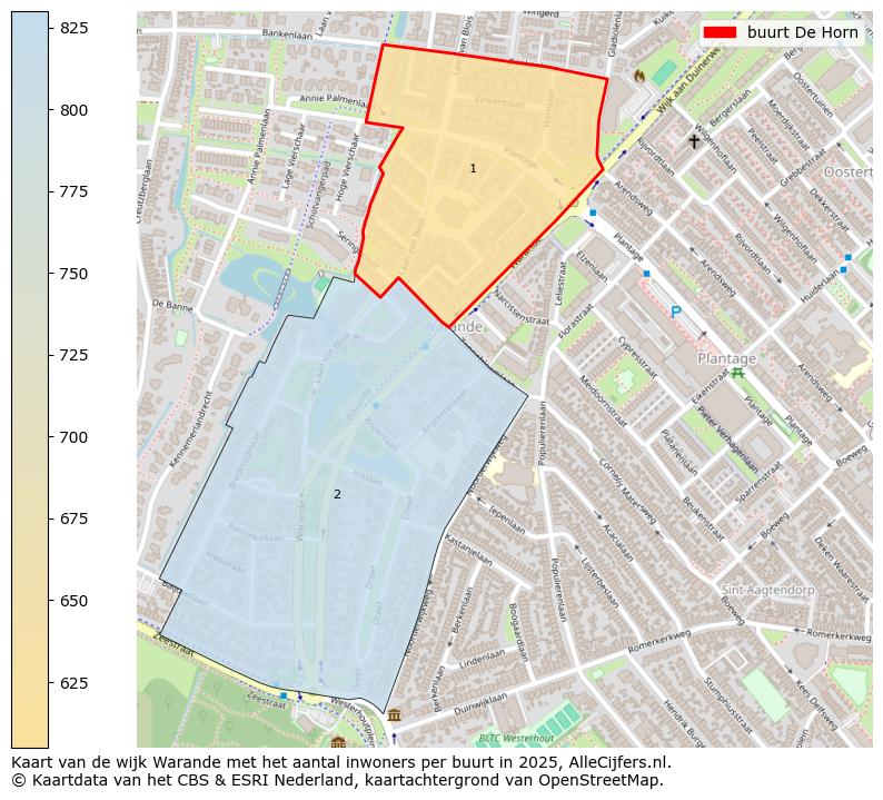 Afbeelding van de buurt De Horn op de kaart.