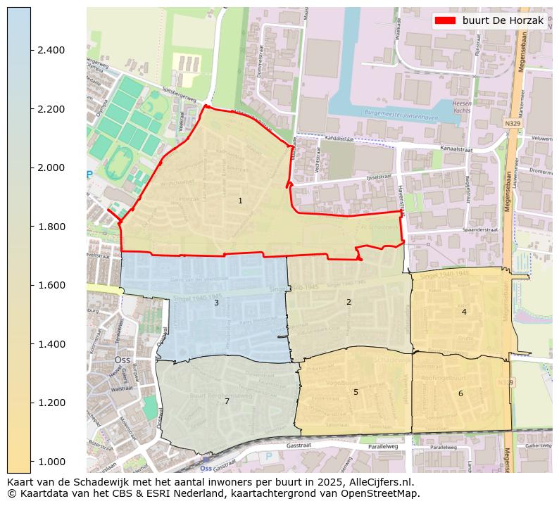 Afbeelding van de buurt De Horzak op de kaart.