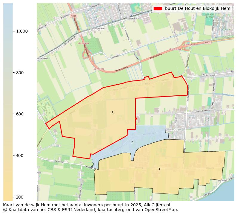 Afbeelding van de buurt De Hout en Blokdijk Hem op de kaart.