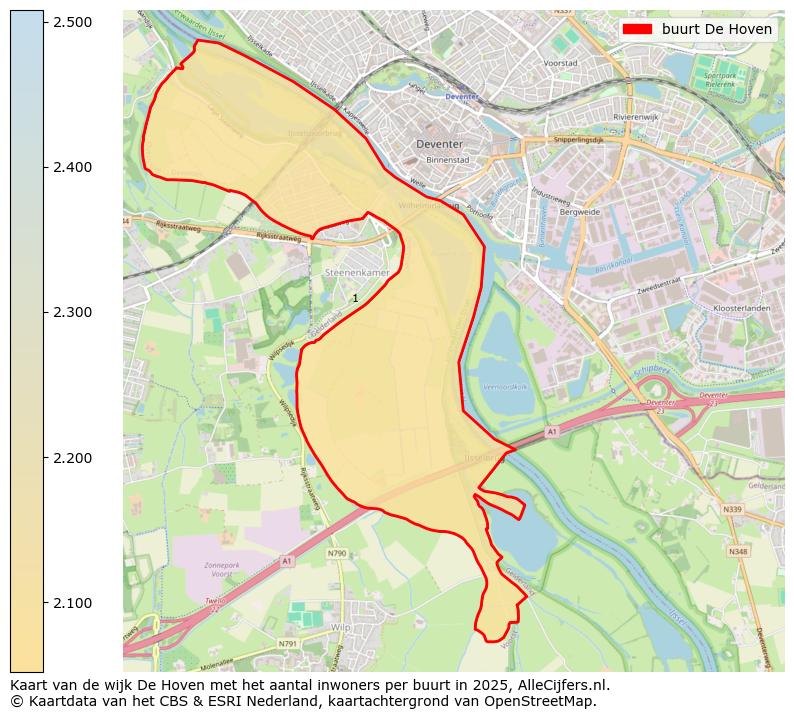Afbeelding van de buurt De Hoven op de kaart.